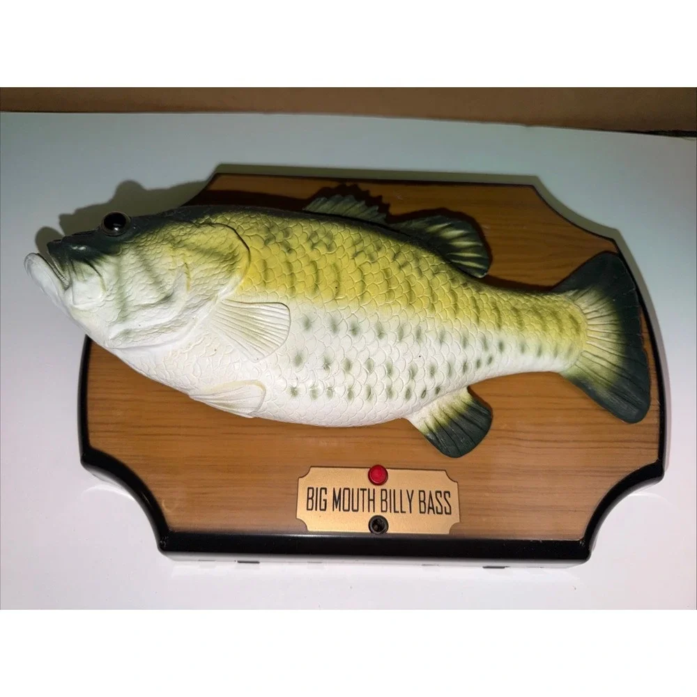 Big Mouth Billy Bass Original Animated Singing Fish Plaque Gemmy 1999 Vtg Parts